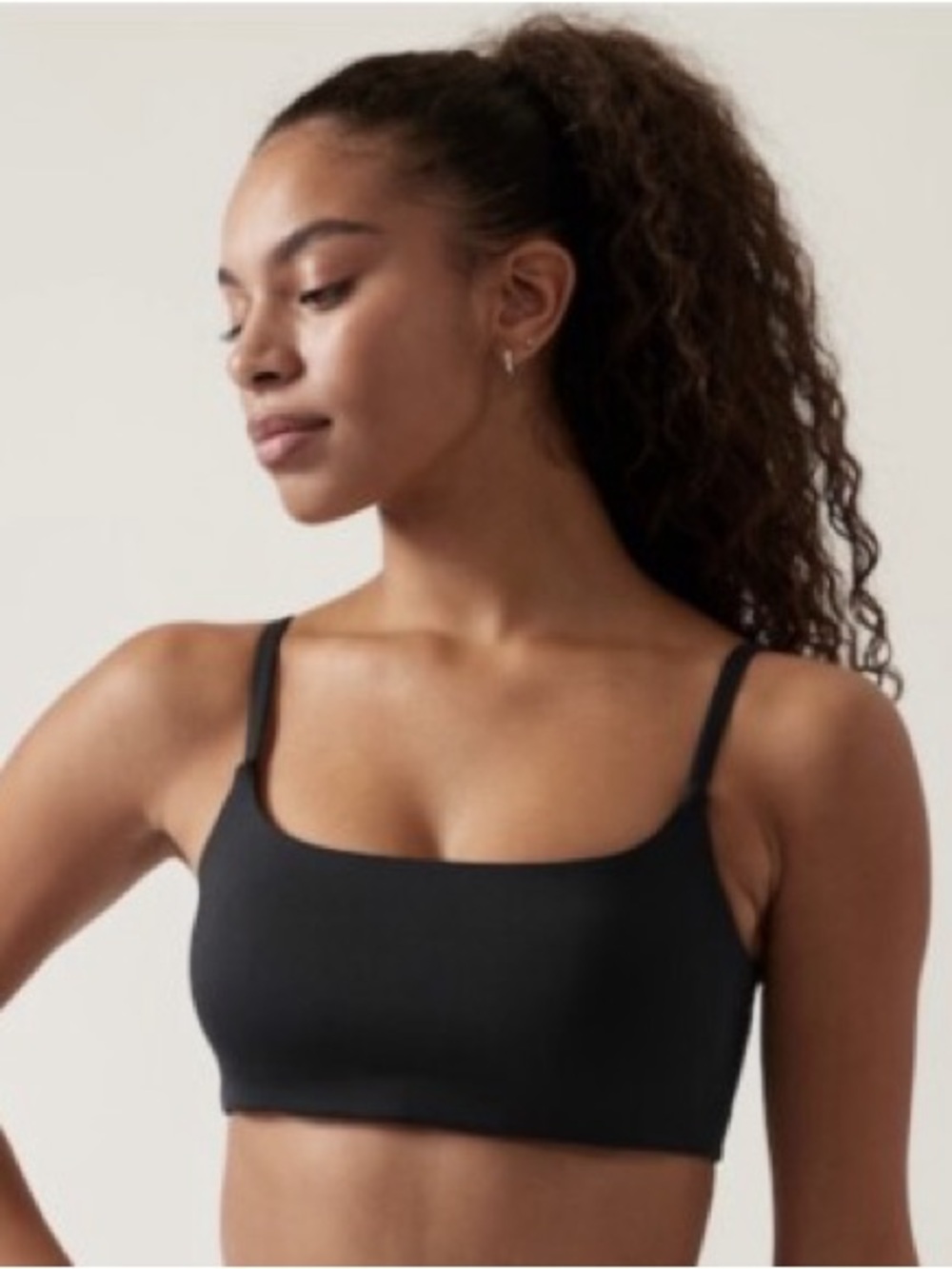 Athleta Scoop Bikini Top in Black